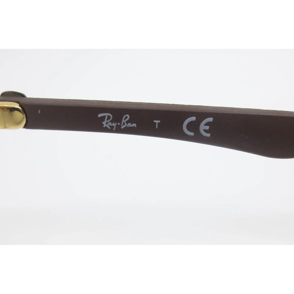 Ray-Ban Tech RB 8313 001/51 Gold Carbon Fiber Aviator Eyeglass Frames 61-13 140